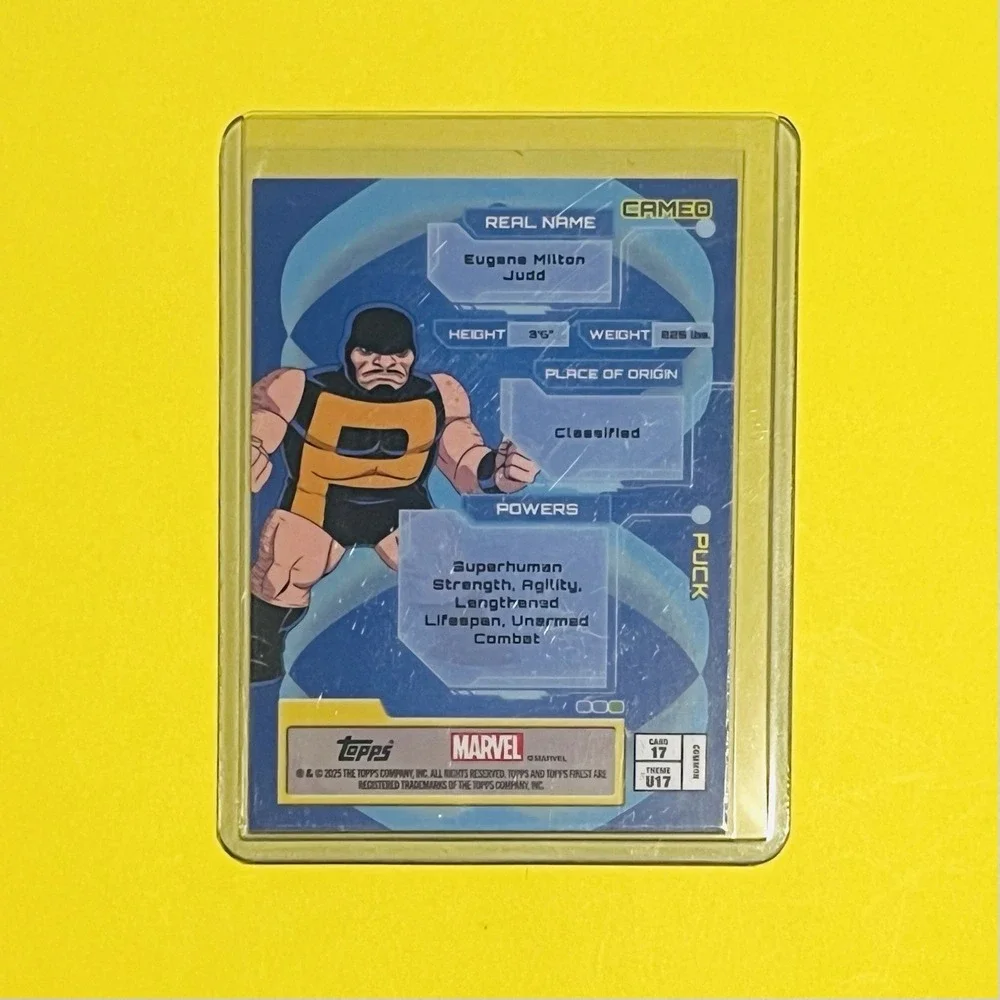 2025 Topps Finest X-Men‎ '97 Puck ultimates #17 Card Common